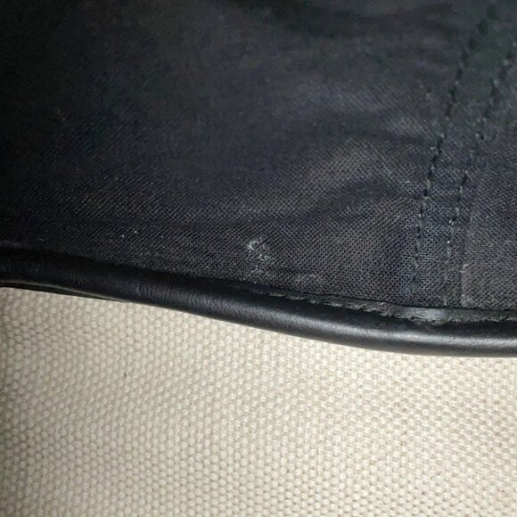 BALENCIAGA Navy Kabas Size S Canvas/Leather Natural/Black - Picture 7 of 16